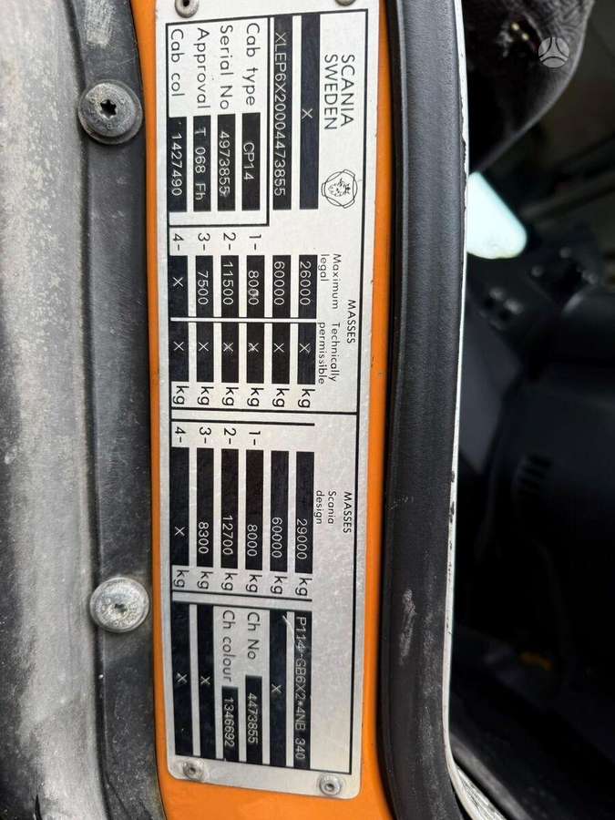 Scania 114G Tipper, savivarčiai