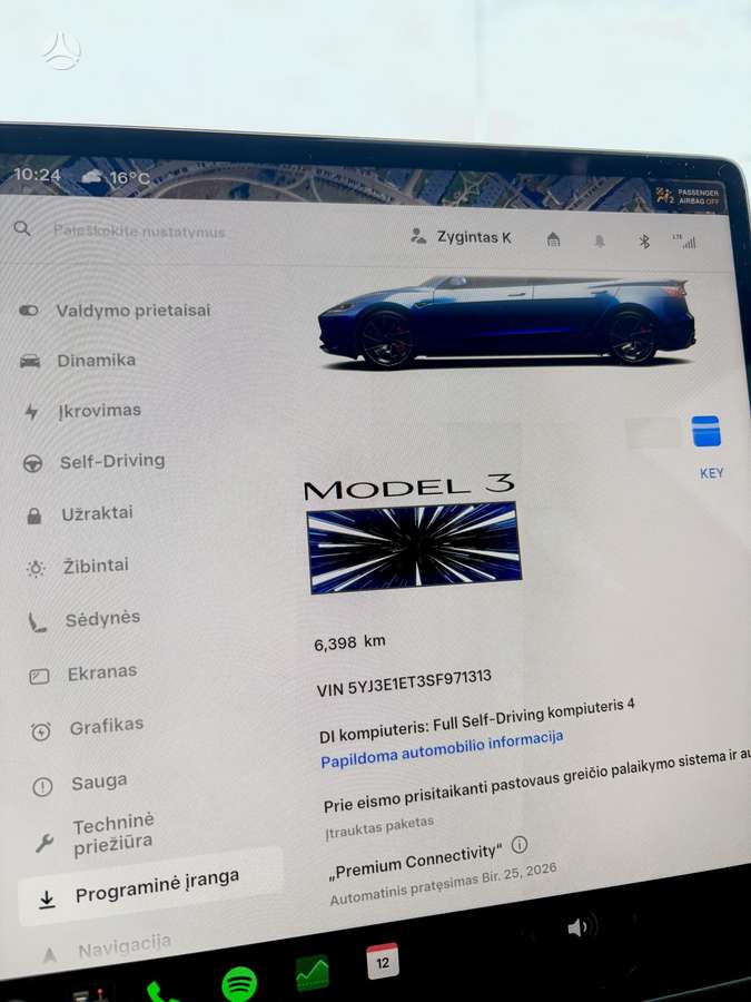 Tesla Model 3, 82 кВт·ч, Хэтчбек
