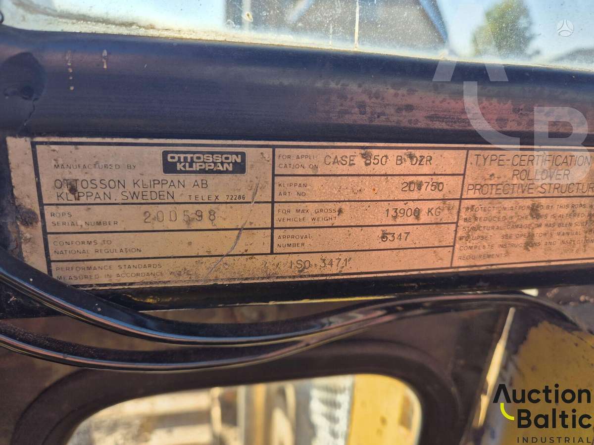Case 850 B, bulldozer