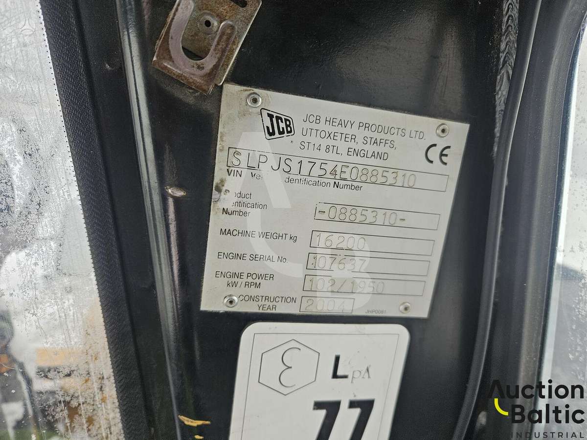 JCB JS 175 W, excavator
