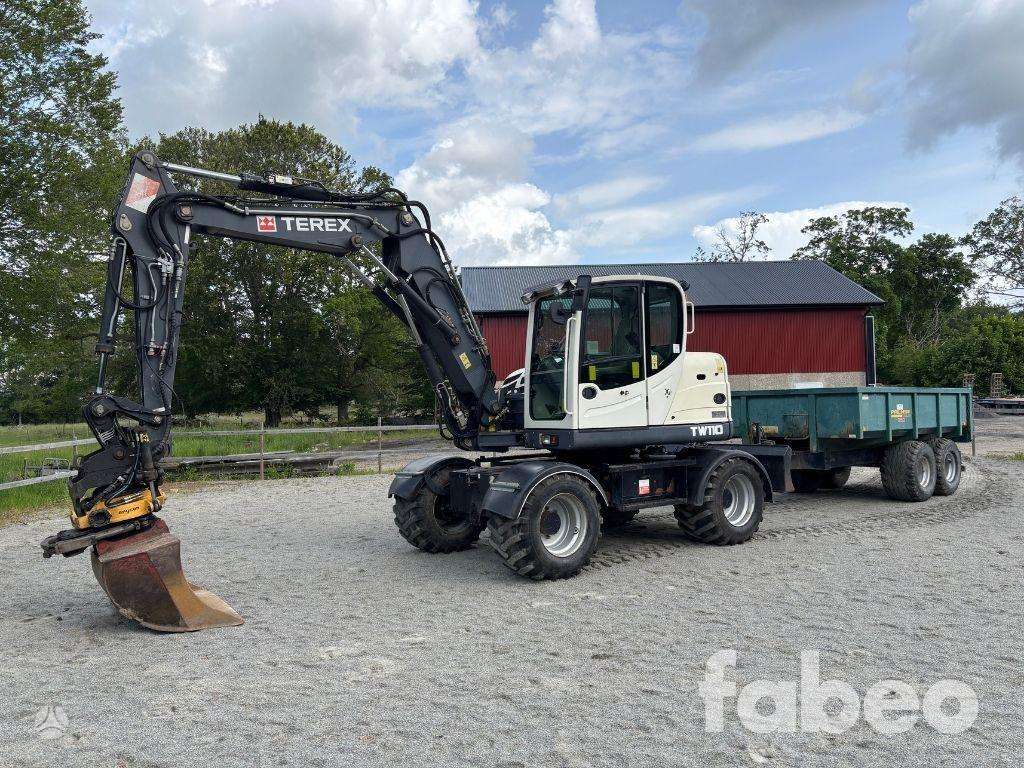 Terex TW110, экскаваторы
