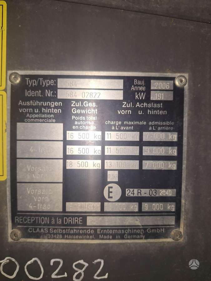 Claas Lexion 540 C, kombaini