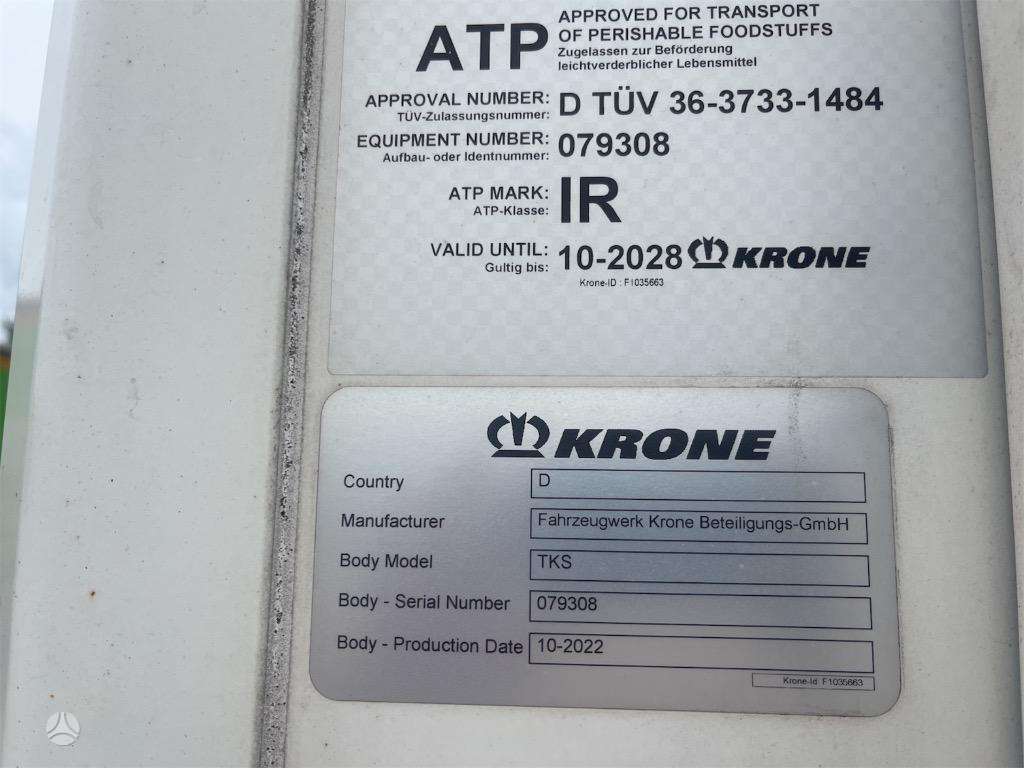 Krone Cool Liner Duoplex Steel, refrigerated