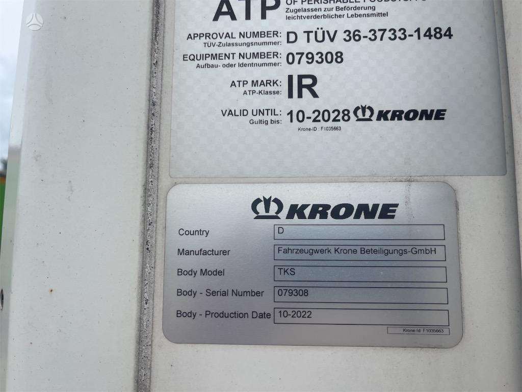 Krone Cool Liner Duoplex Steel, refrigerated
