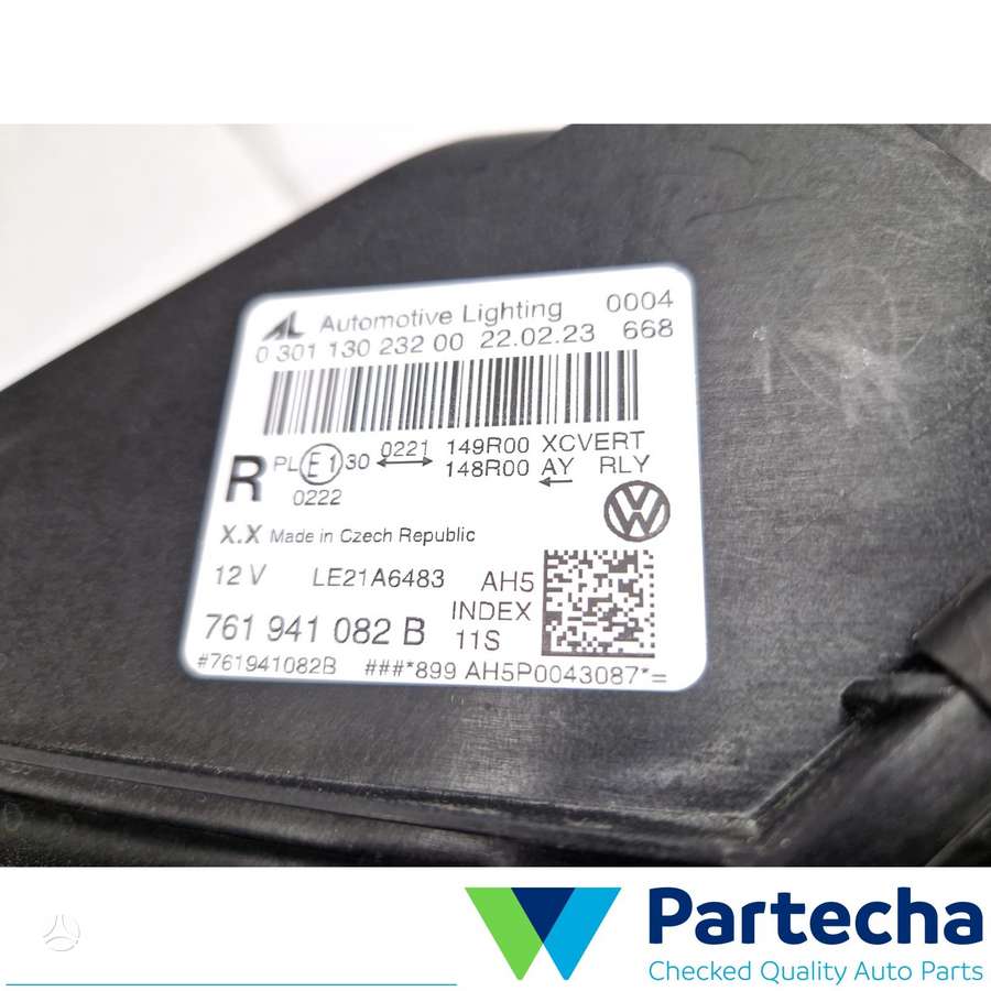 Volkswagen Touareg, 761941082B, lights