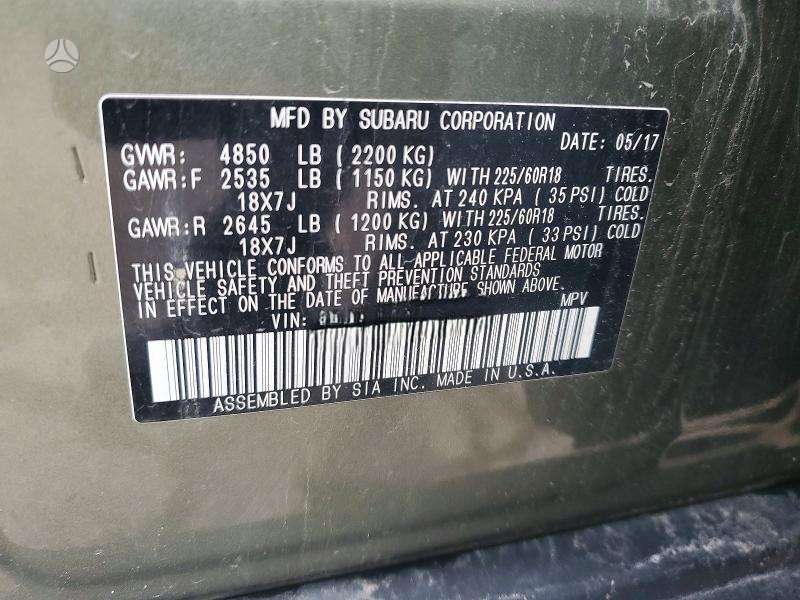Subaru Outback, 3.6 l., Универсал