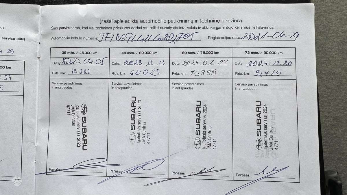 Subaru Outback, 2.5 l., universalas