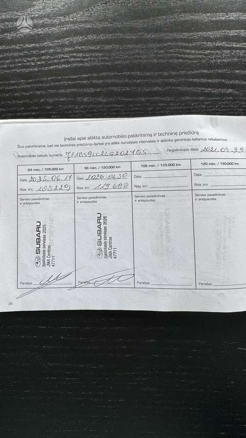 Subaru Outback, 2.5 l., universalas