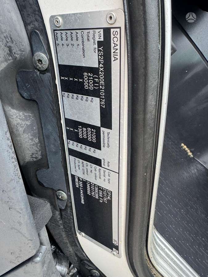 Scania ‏p320, шасси