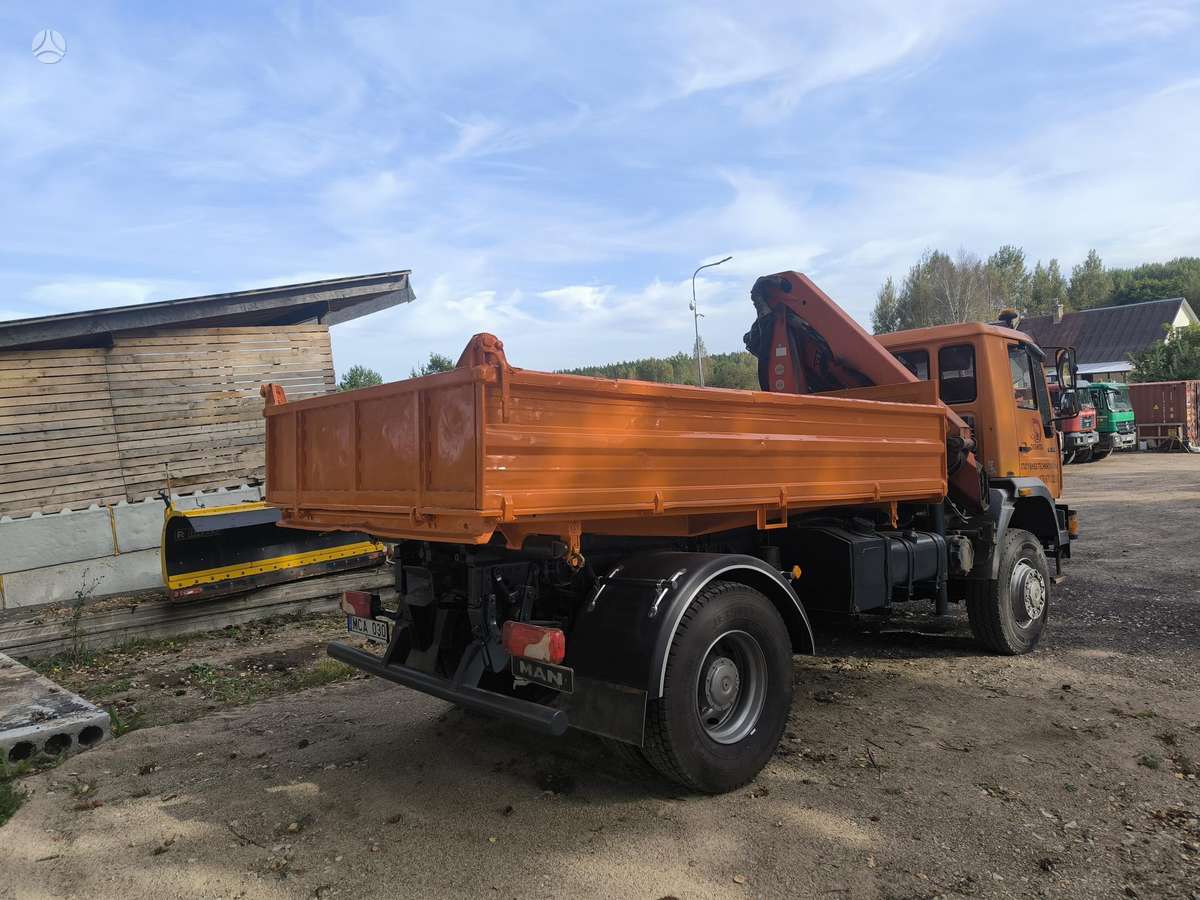 MAN 18.284, dumpers with crane