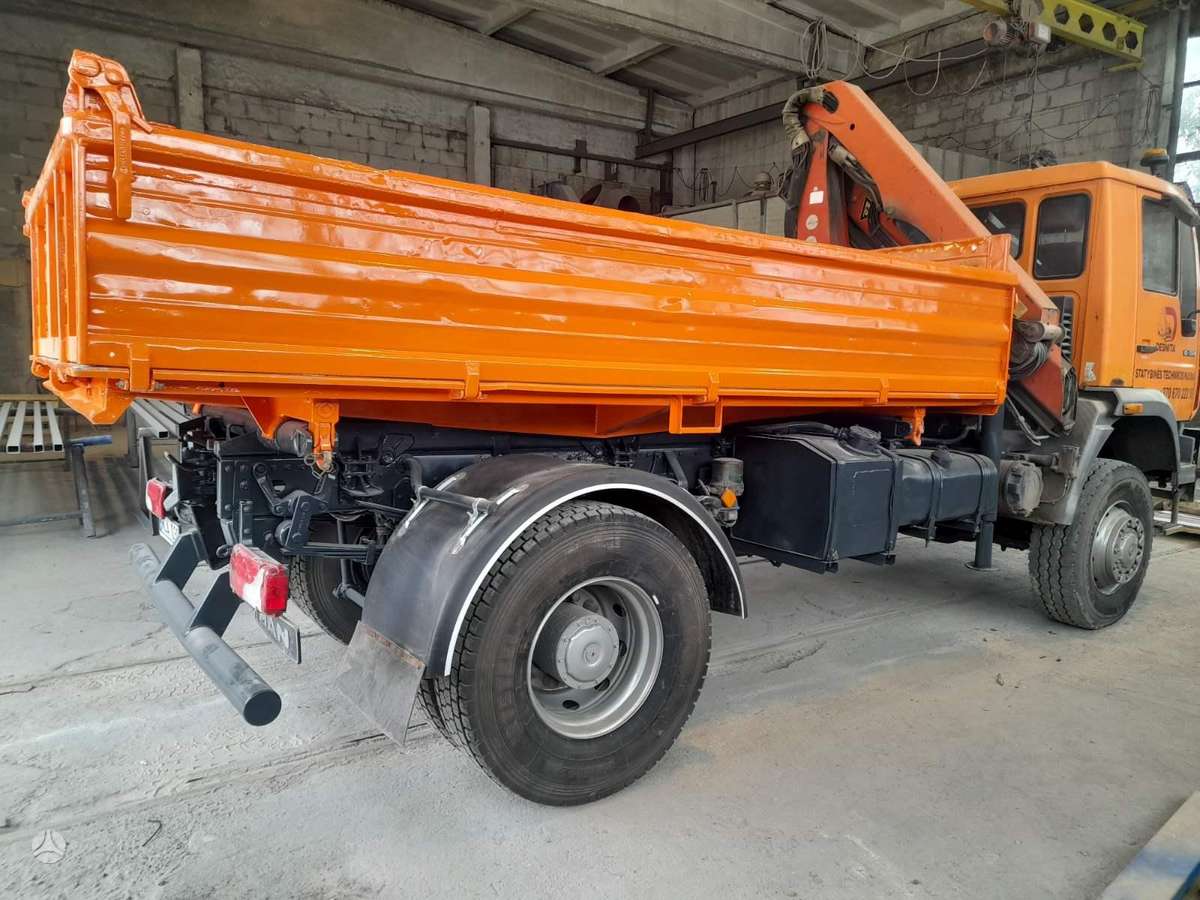 MAN 18.284, dumpers with crane