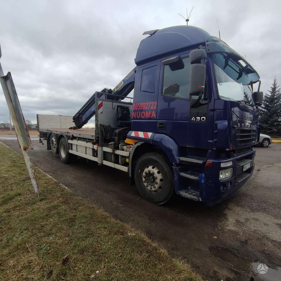 Iveco Stralis, crane trucks