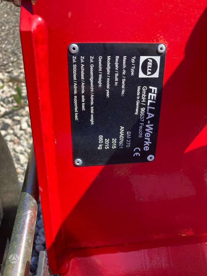 Fella SM 270, hay mowers / conditioners