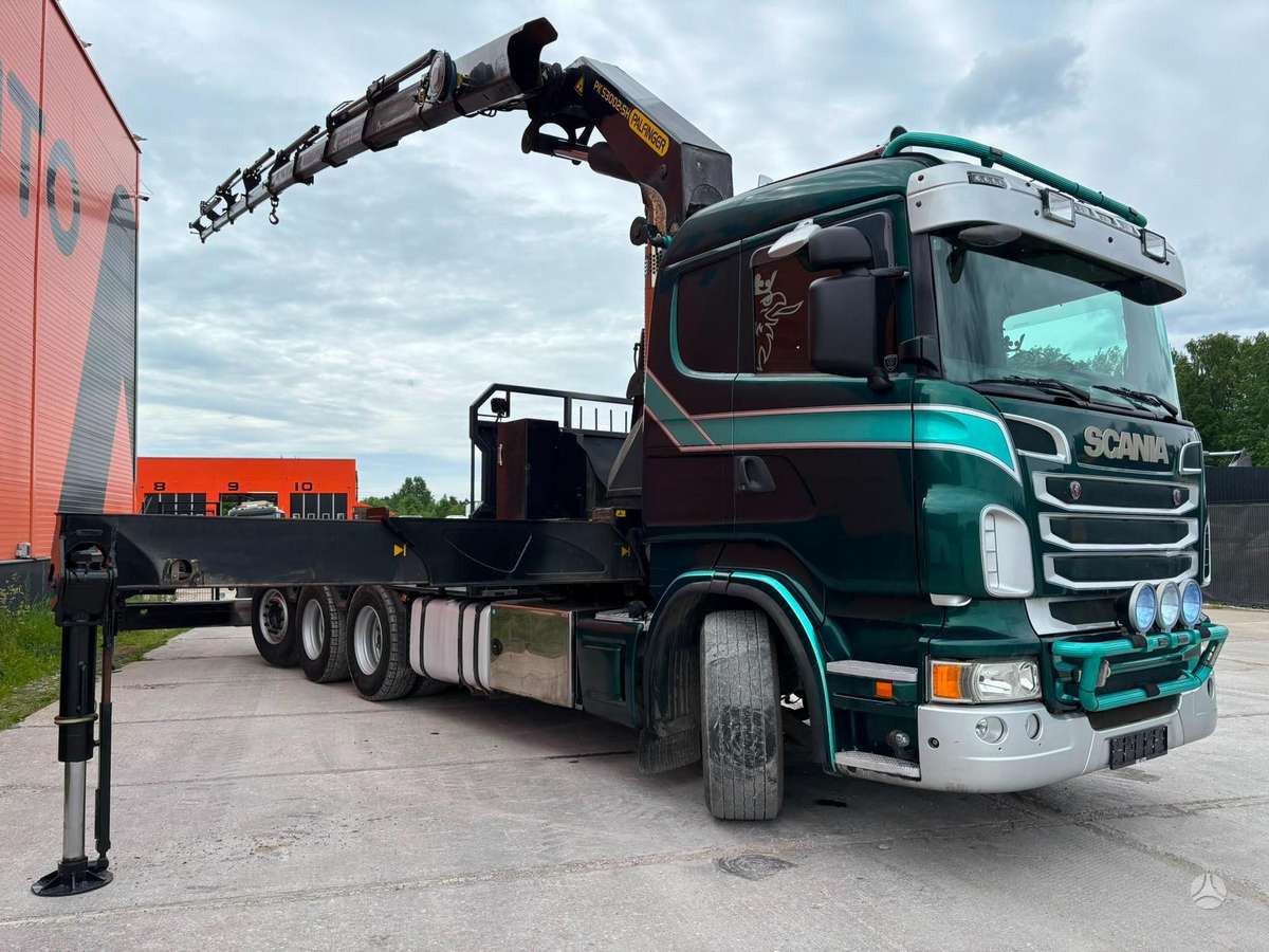 Scania R 480 8x4*4, с краном