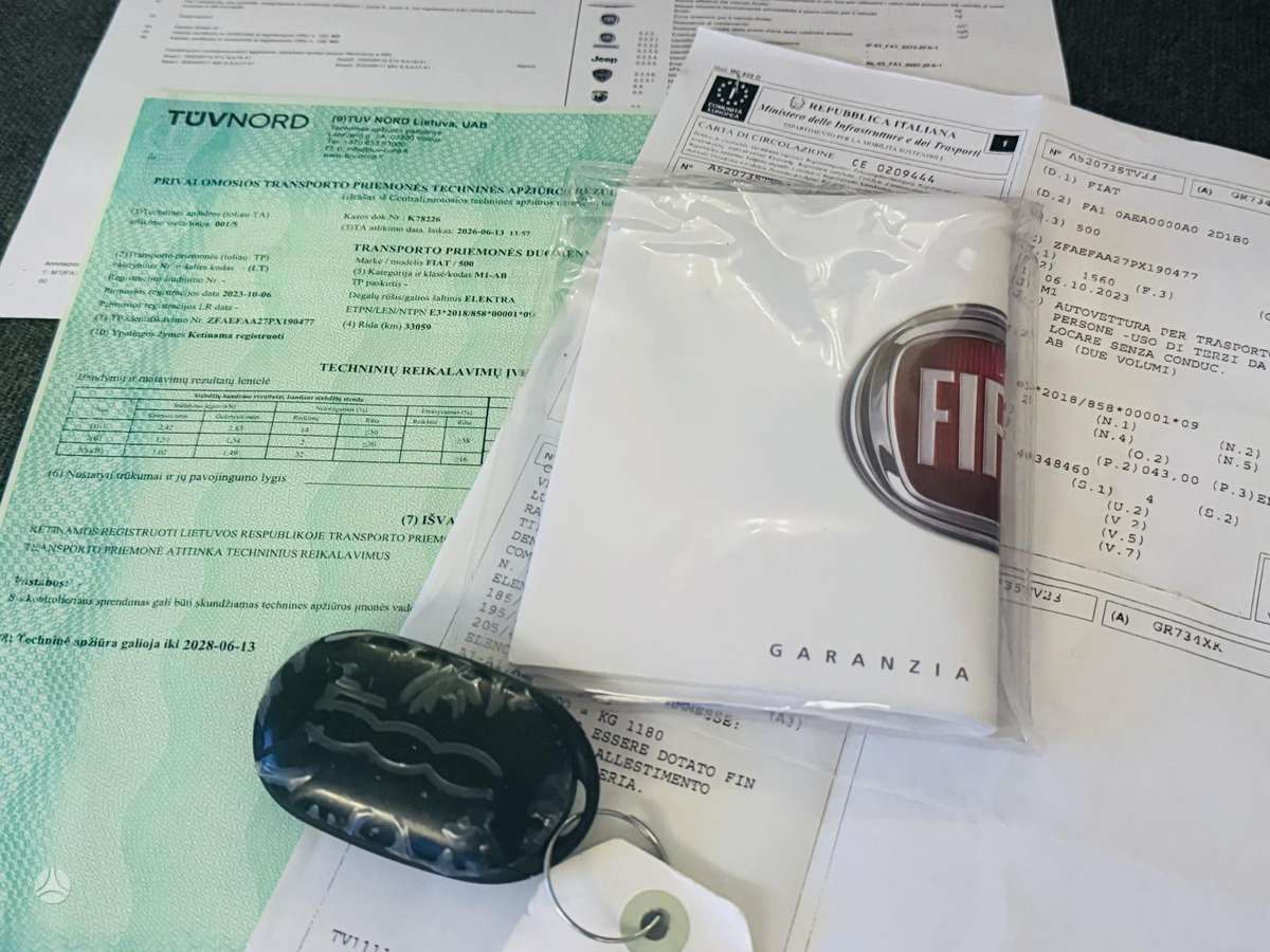 Fiat 500, 24 kWh, hatchback