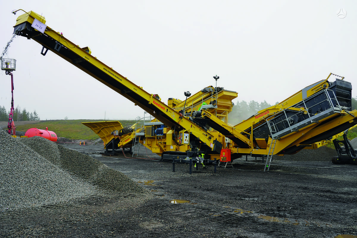 Keestrack S1e radialinis konvejeris, screening