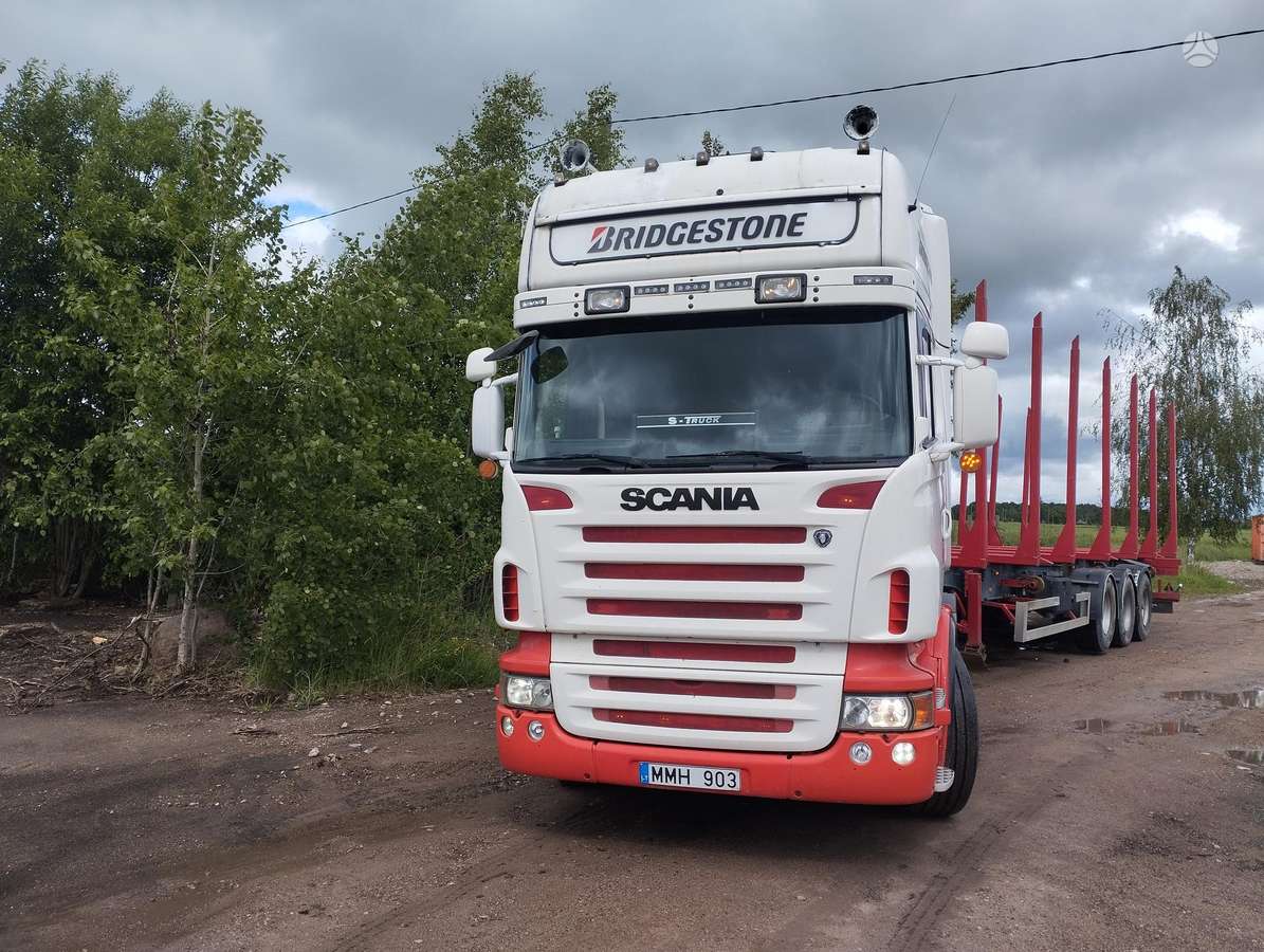 Scania R500, timber trucks