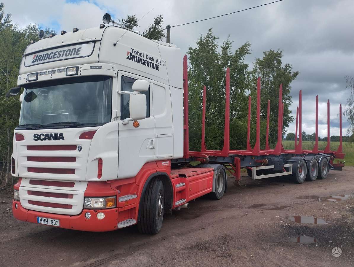 Scania R500, timber trucks