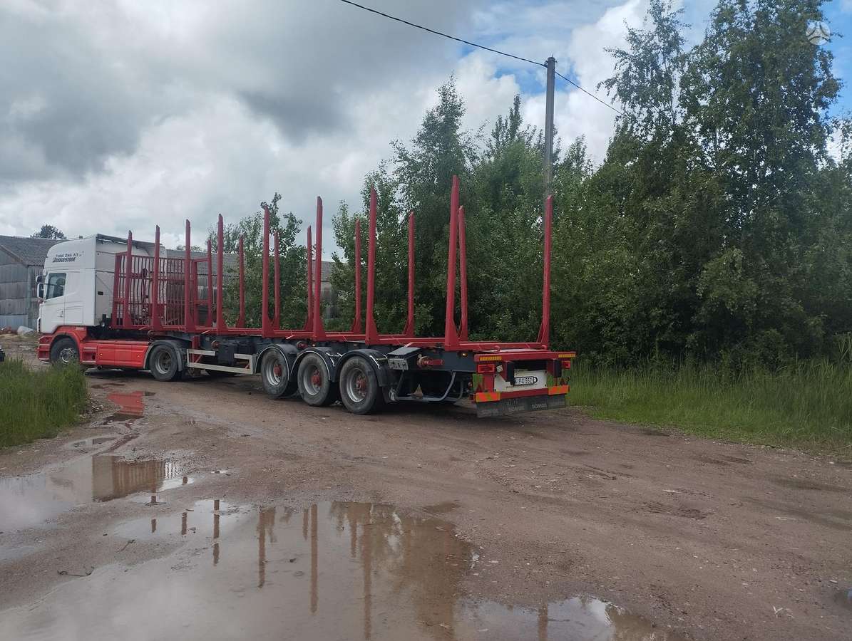 Scania R500, timber trucks