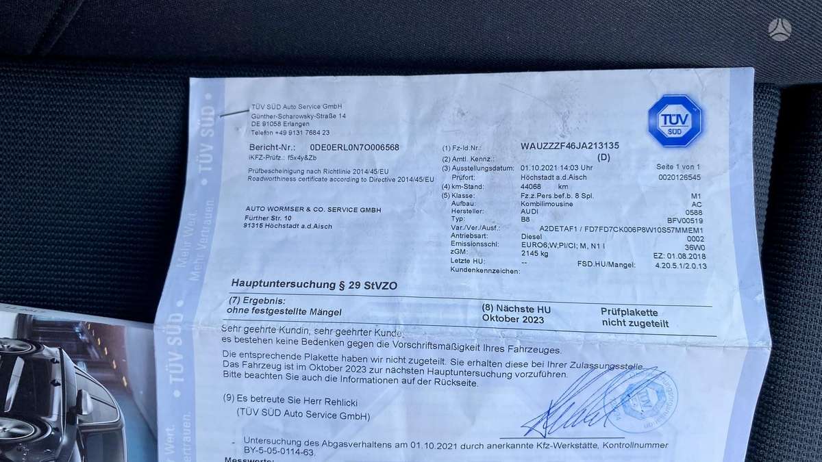 Audi A4, 2.0 l., Универсал