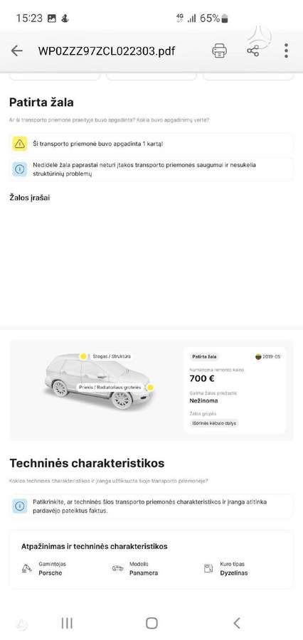 Porsche Panamera, 3.0 l., Седан