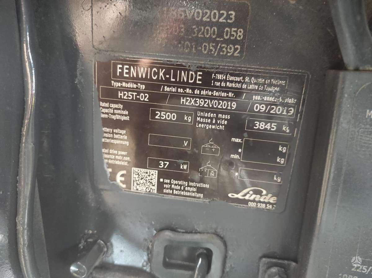 Linde H25T-02, вилочные погрузчики