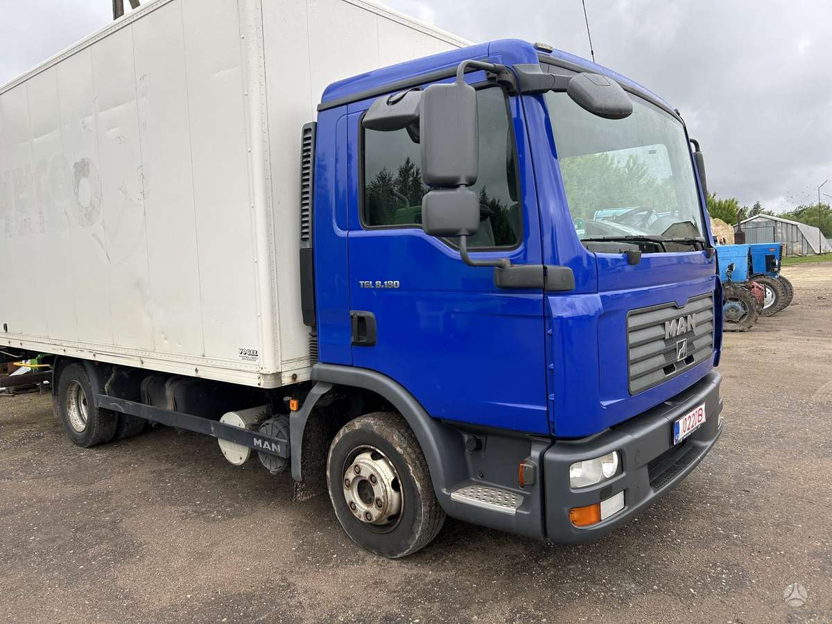 MAN 8.180, box trucks / box vans