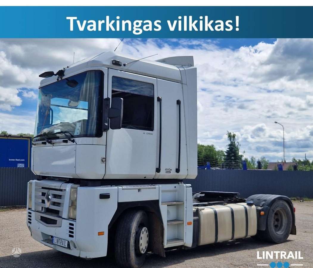 Renault Tvarkingas vilkikas, double sleeper