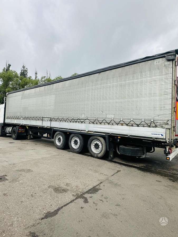 Schmitz Scs24/l, curtainsider with dropside
