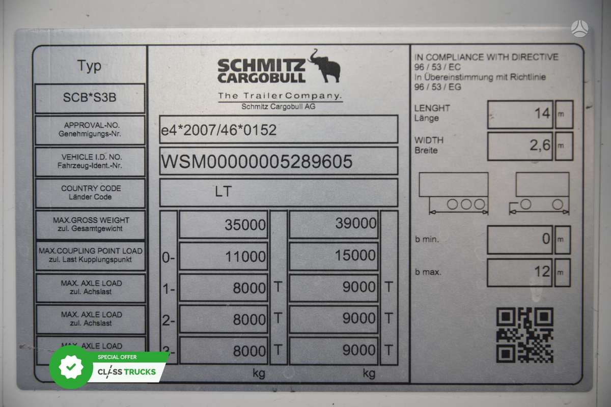 Schmitz SKO Double Deck FP60 Carrier1550 LA, рефрижераторы
