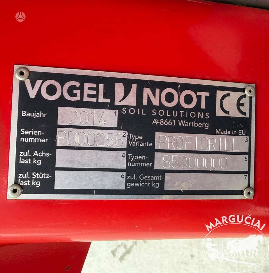 Vogelnoot ProfiDrill D 400, 4 m, seeders, planters