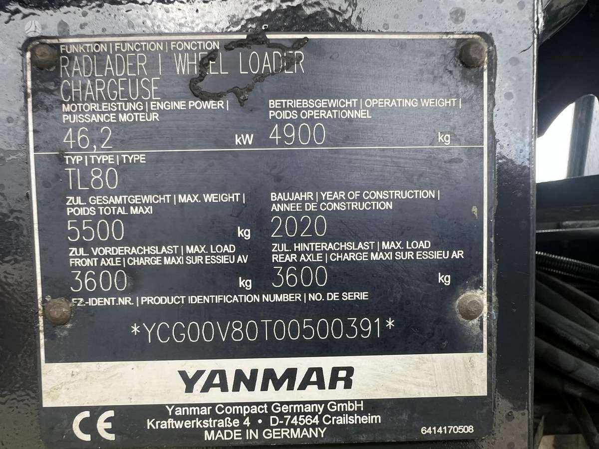 Schaeff Tl80, frontaliniai krautuvai