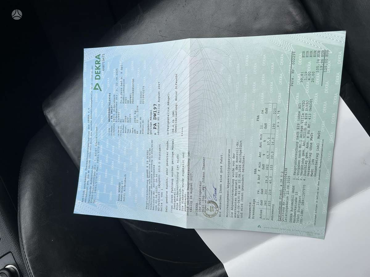 Audi A4, 2.0 l., universalas