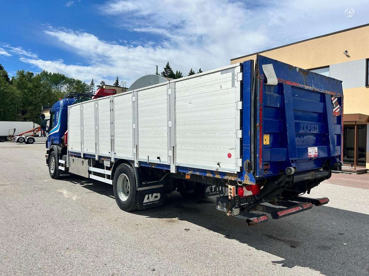 Scania P320, с краном