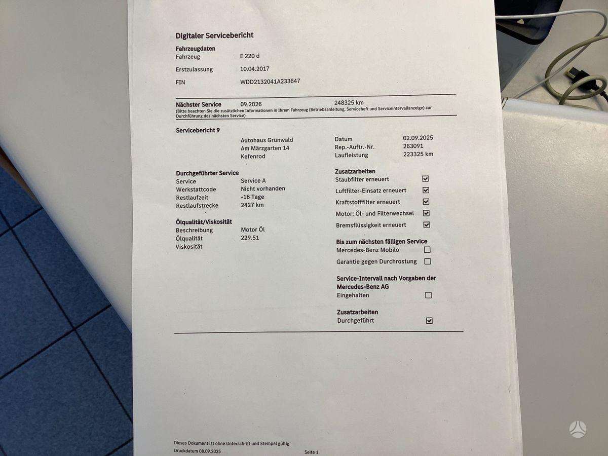 Mercedes-Benz E220, 2.0 l., Универсал