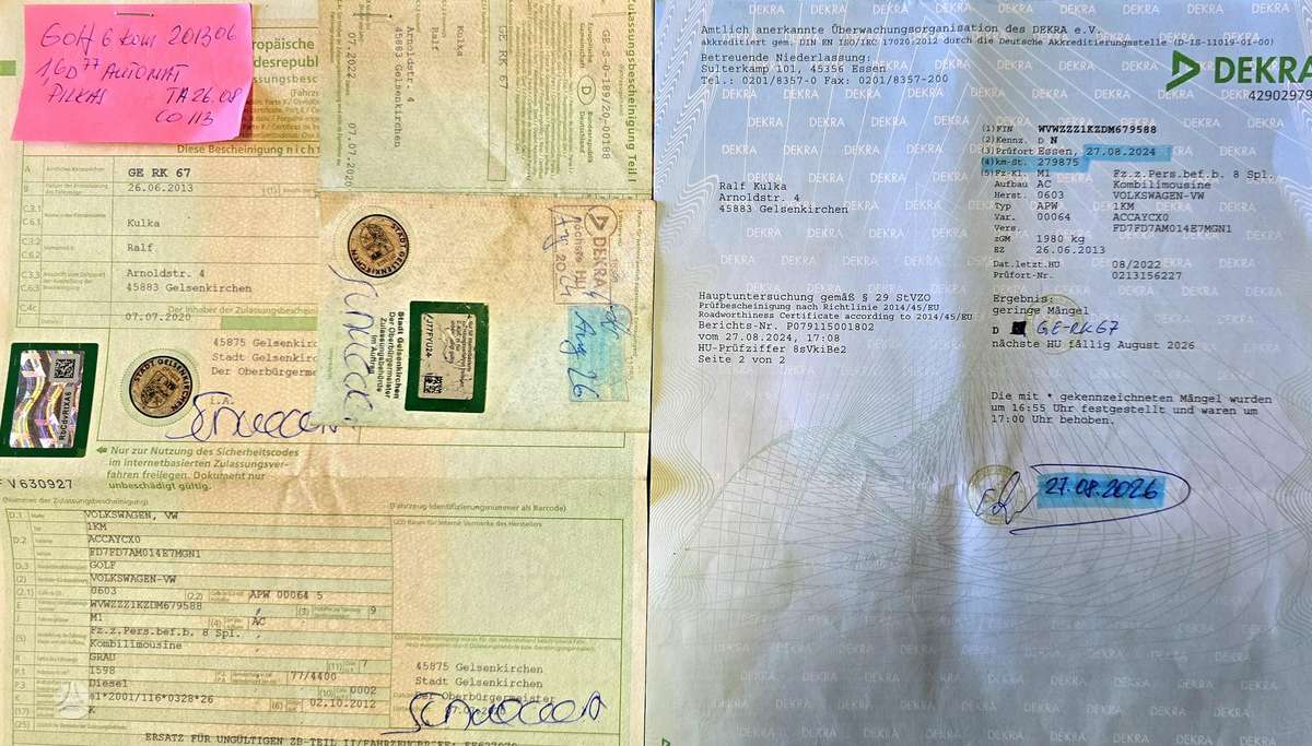 Volkswagen Golf, 1.6 l., Универсал