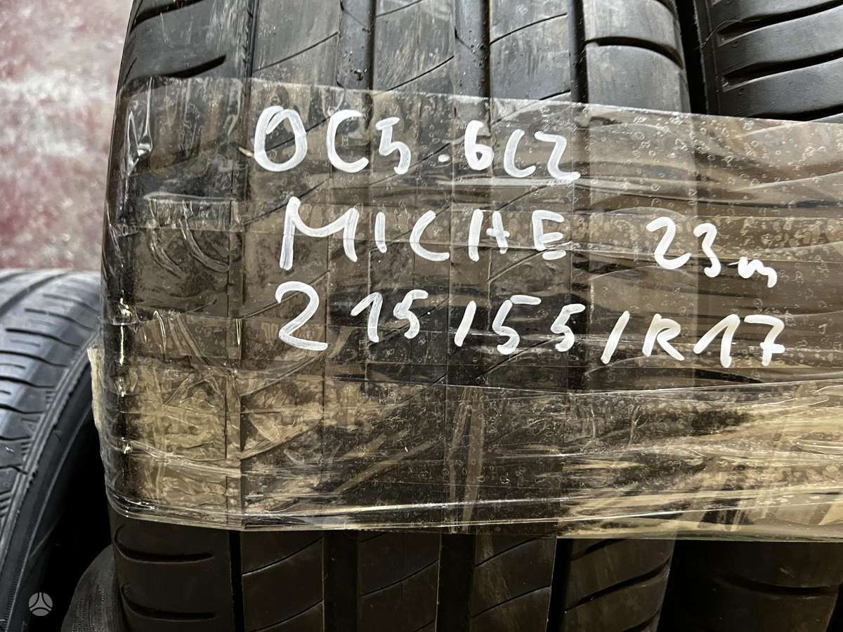 Michelin, vasarinės 215/55 R17