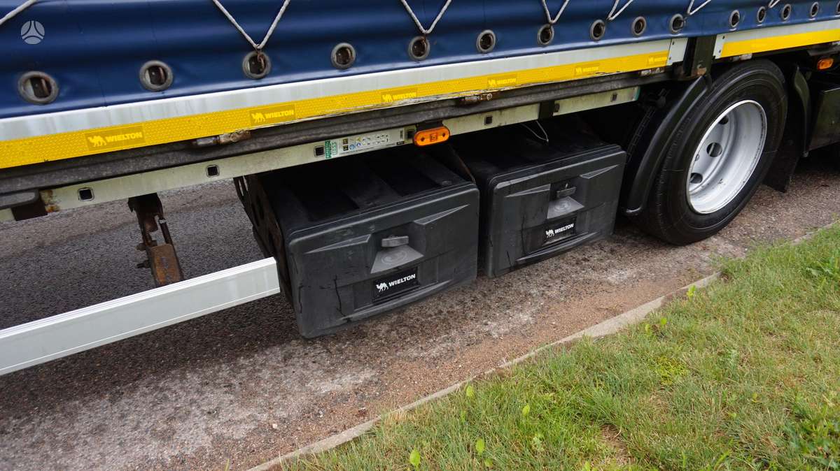 Scania S450 Retarder, бортовые с шторами