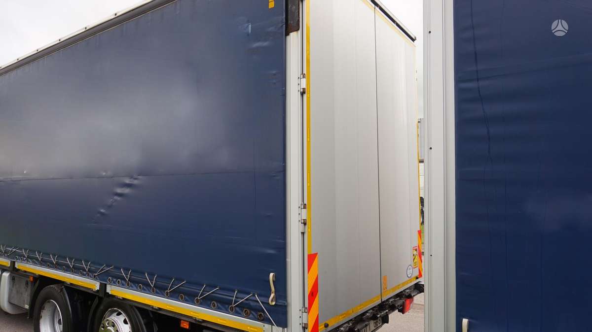 Scania S450 Retarder, бортовые с шторами