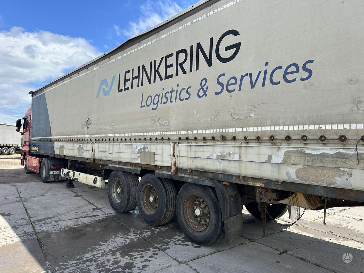 Krone, curtainsider with dropside