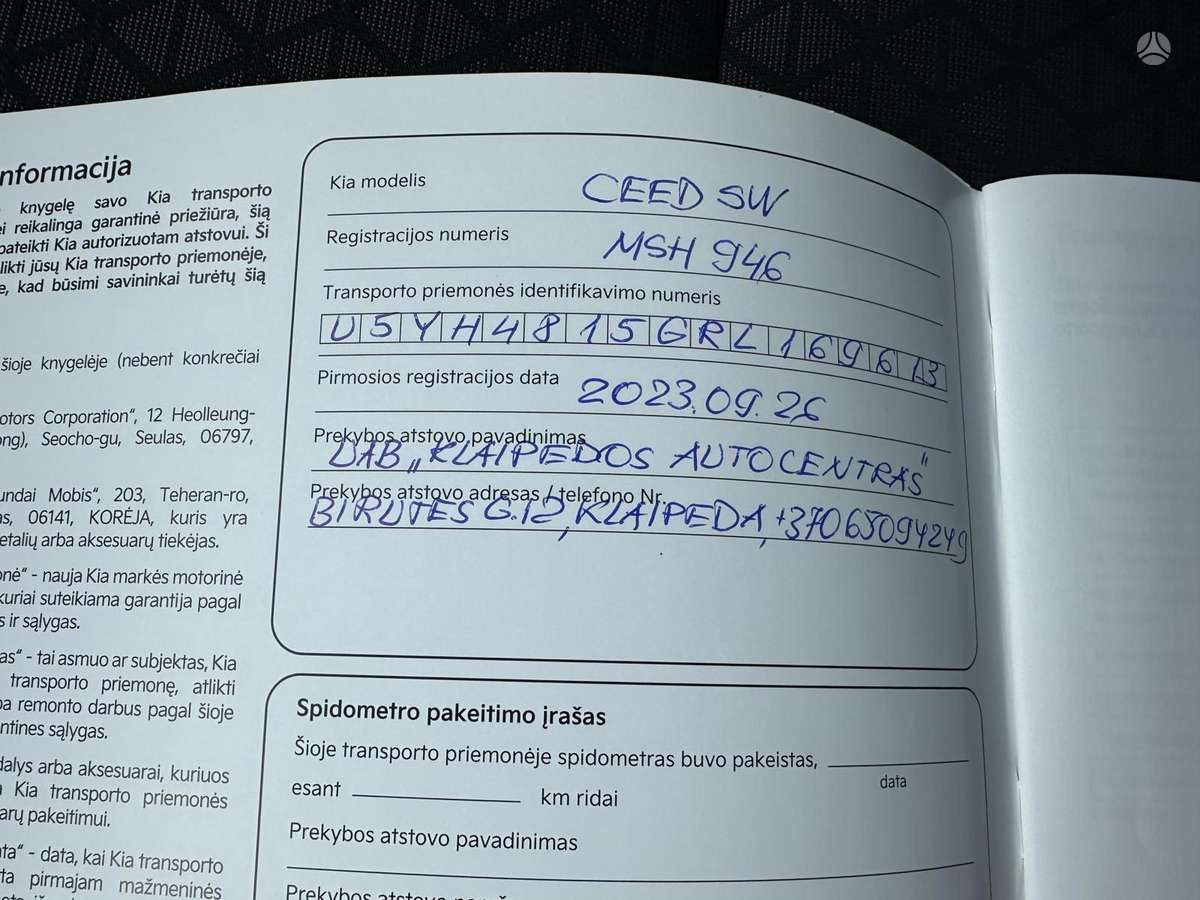 Kia Ceed, 1.5 l., universalas