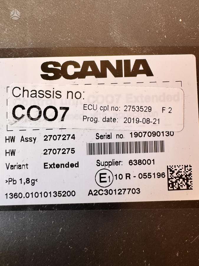 Scania R580 , 2753529, trucks