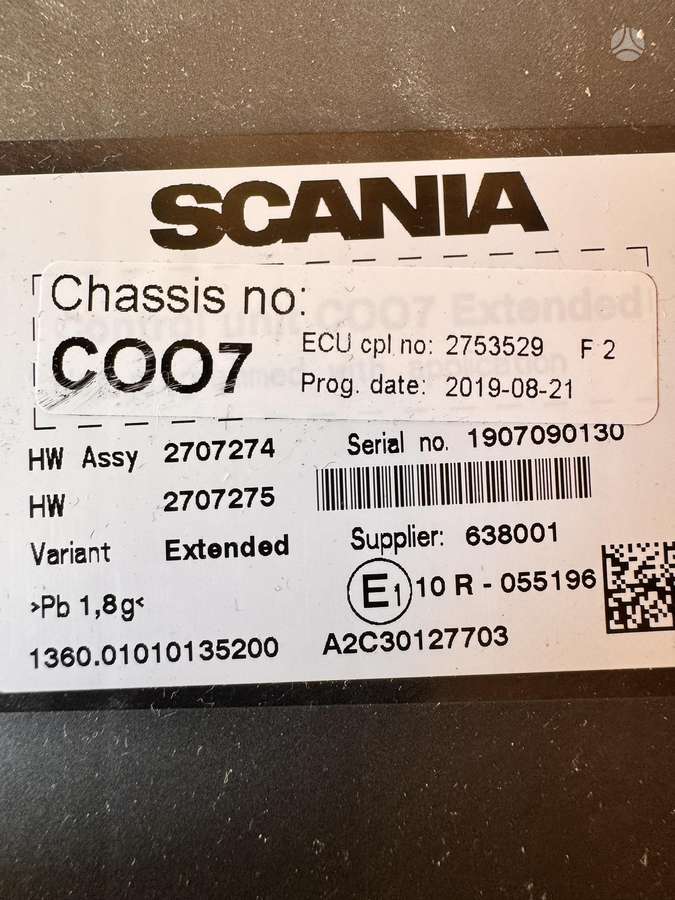 Scania R580 , 2753529, trucks