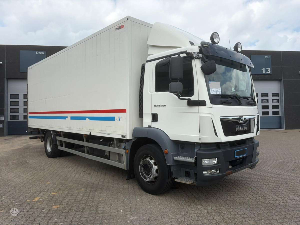 MAN TGM 18.290, box trucks / box vans