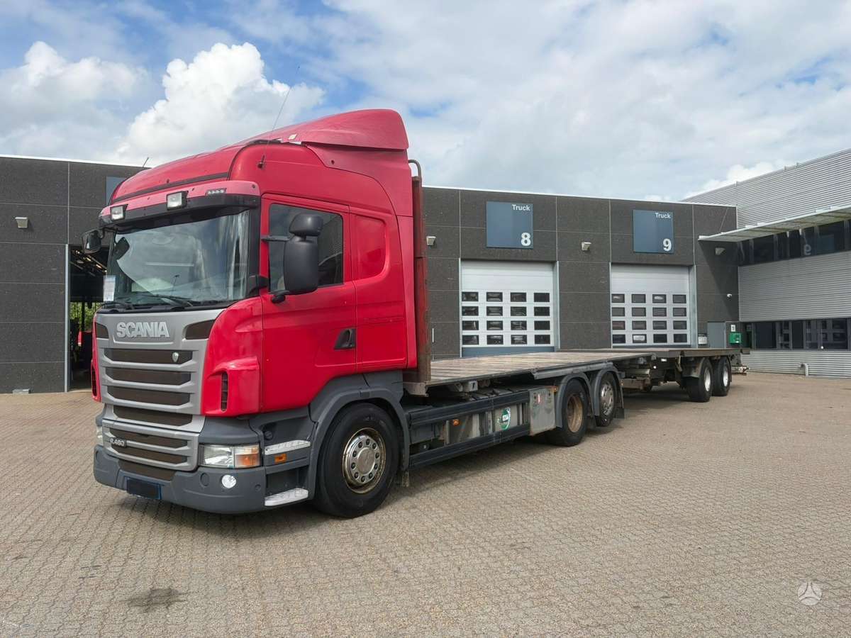 Scania R480 Retarder + Kelberg, flatbeds