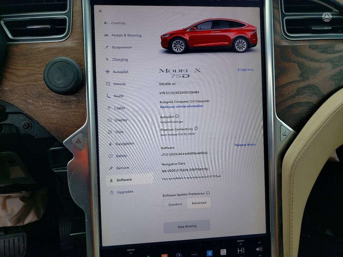 Tesla Model X, 75 кВт·ч, Внедорожник / Кроссовер