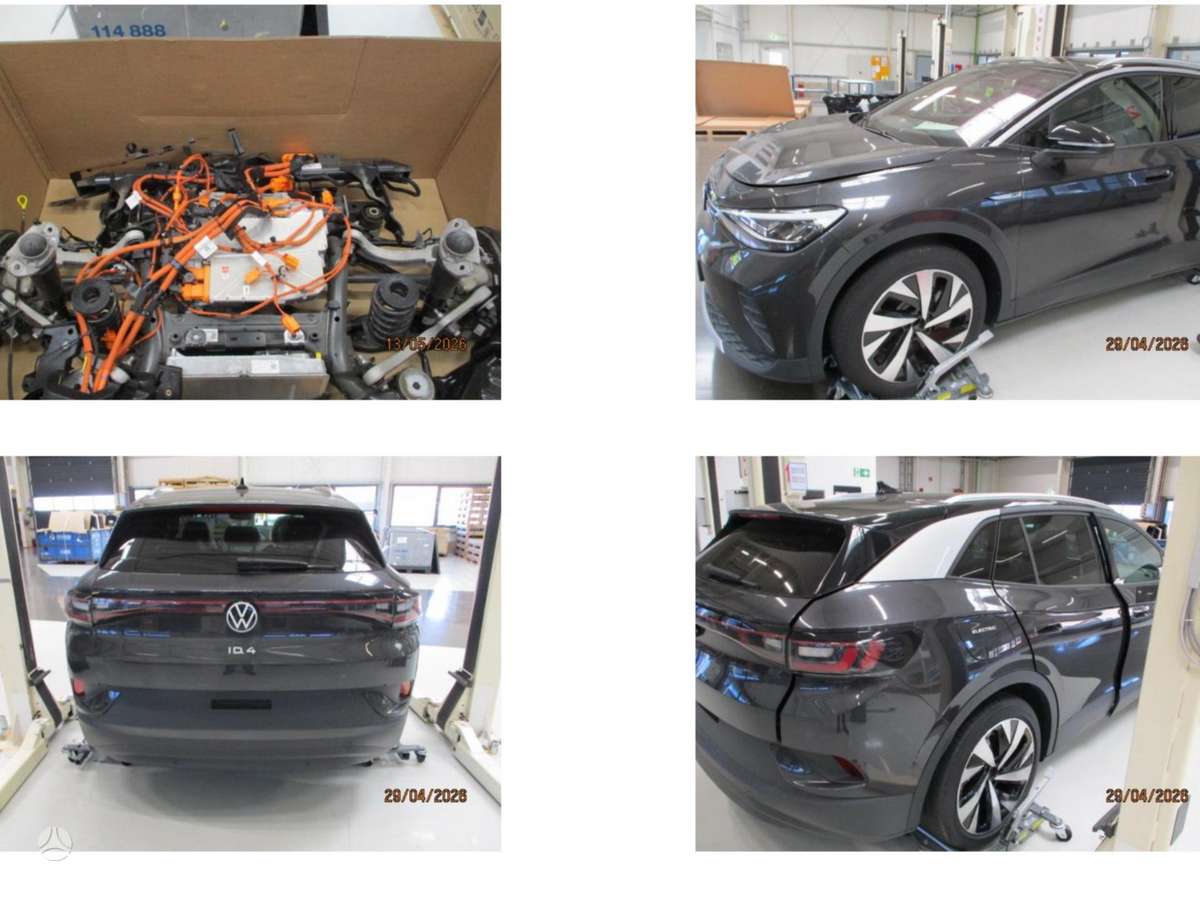 Volkswagen ID.4 Testinis automobilis dalimis rida 3000 km spalva magotangrau