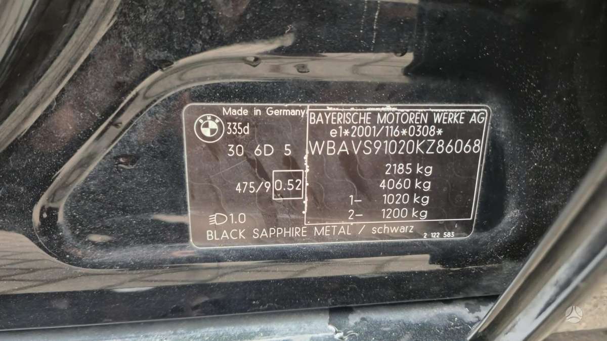 BMW 335, 3.0 l., wagon