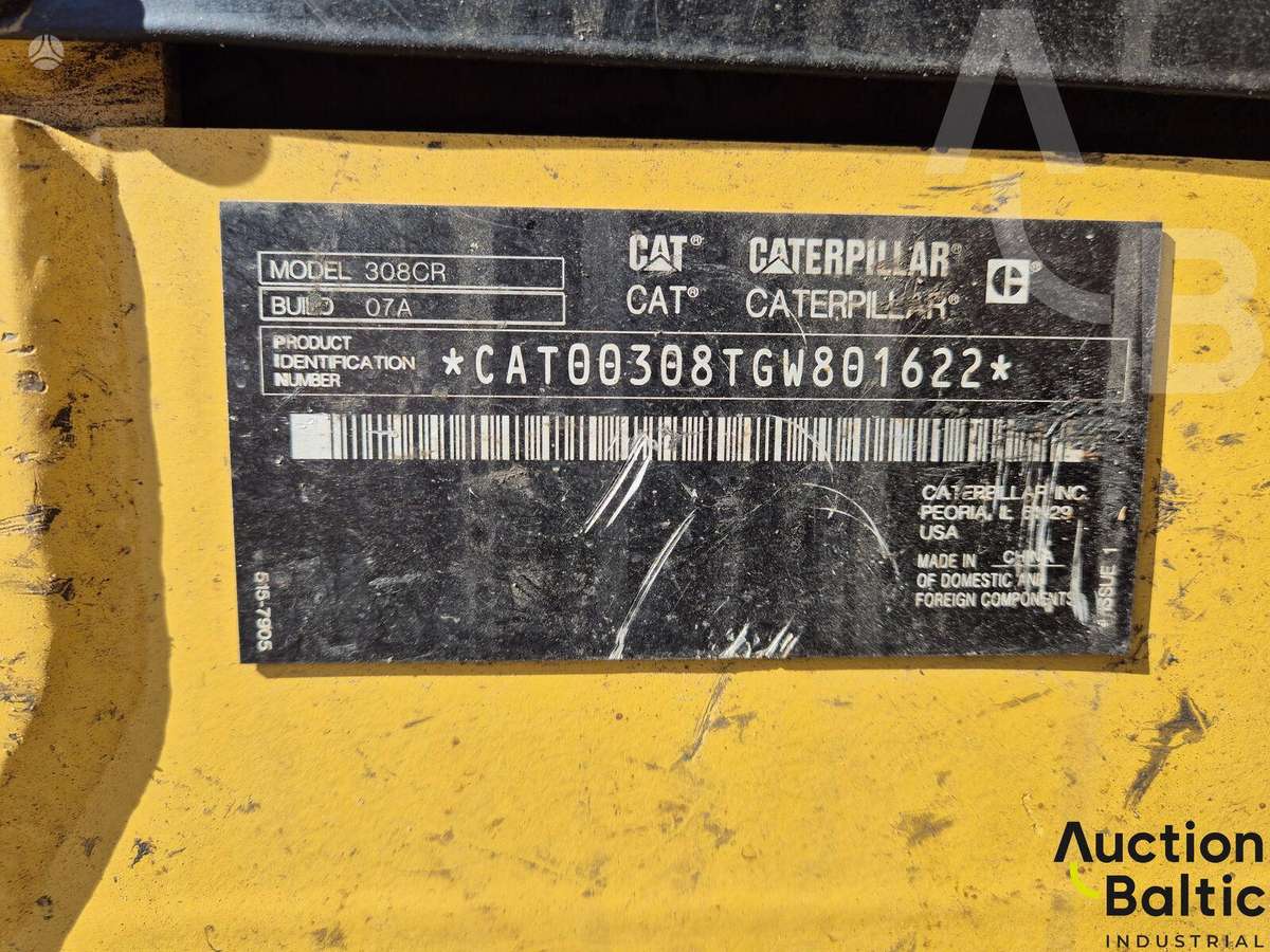 Caterpillar 308 CR, excavator