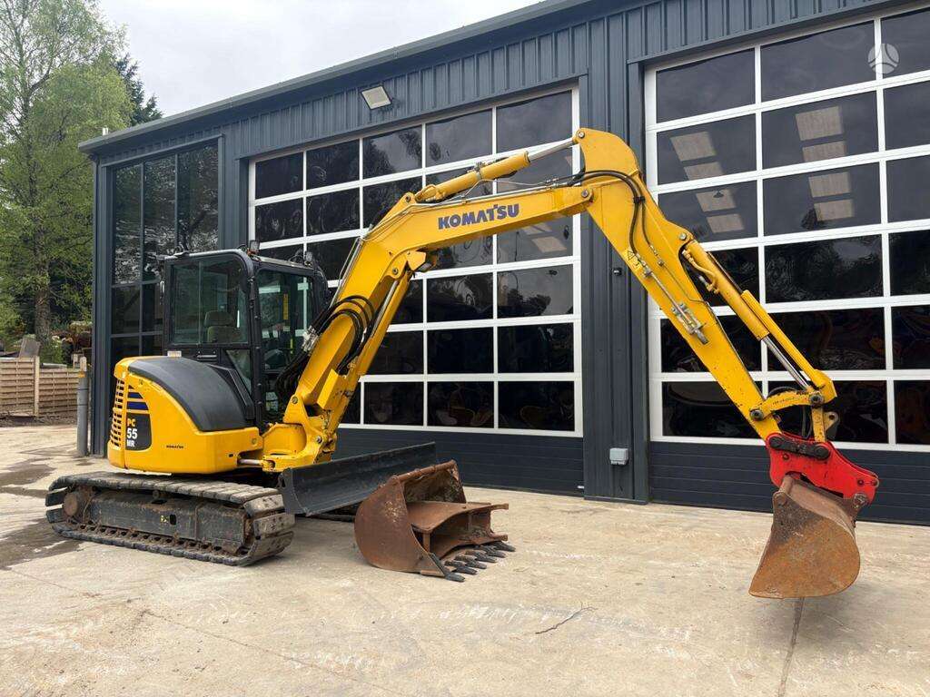 Komatsu PC55 MR -5, экскаваторы